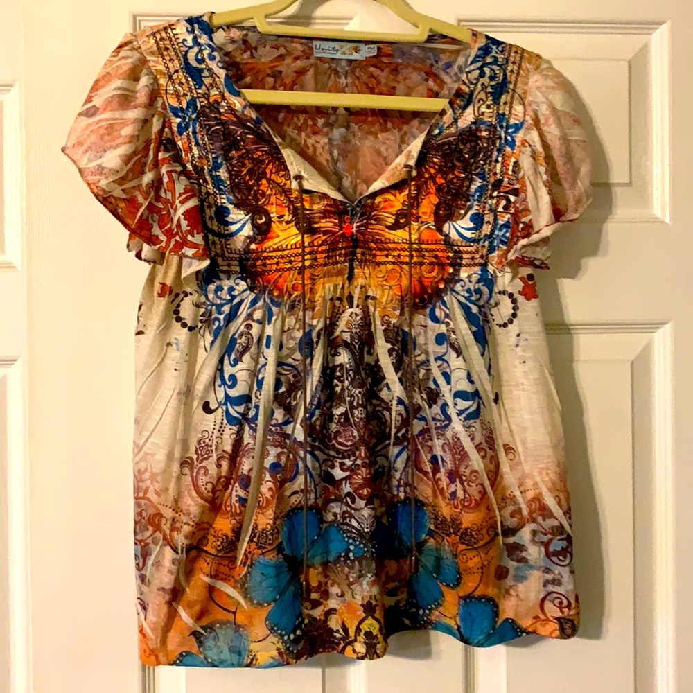 Really cute print casual top